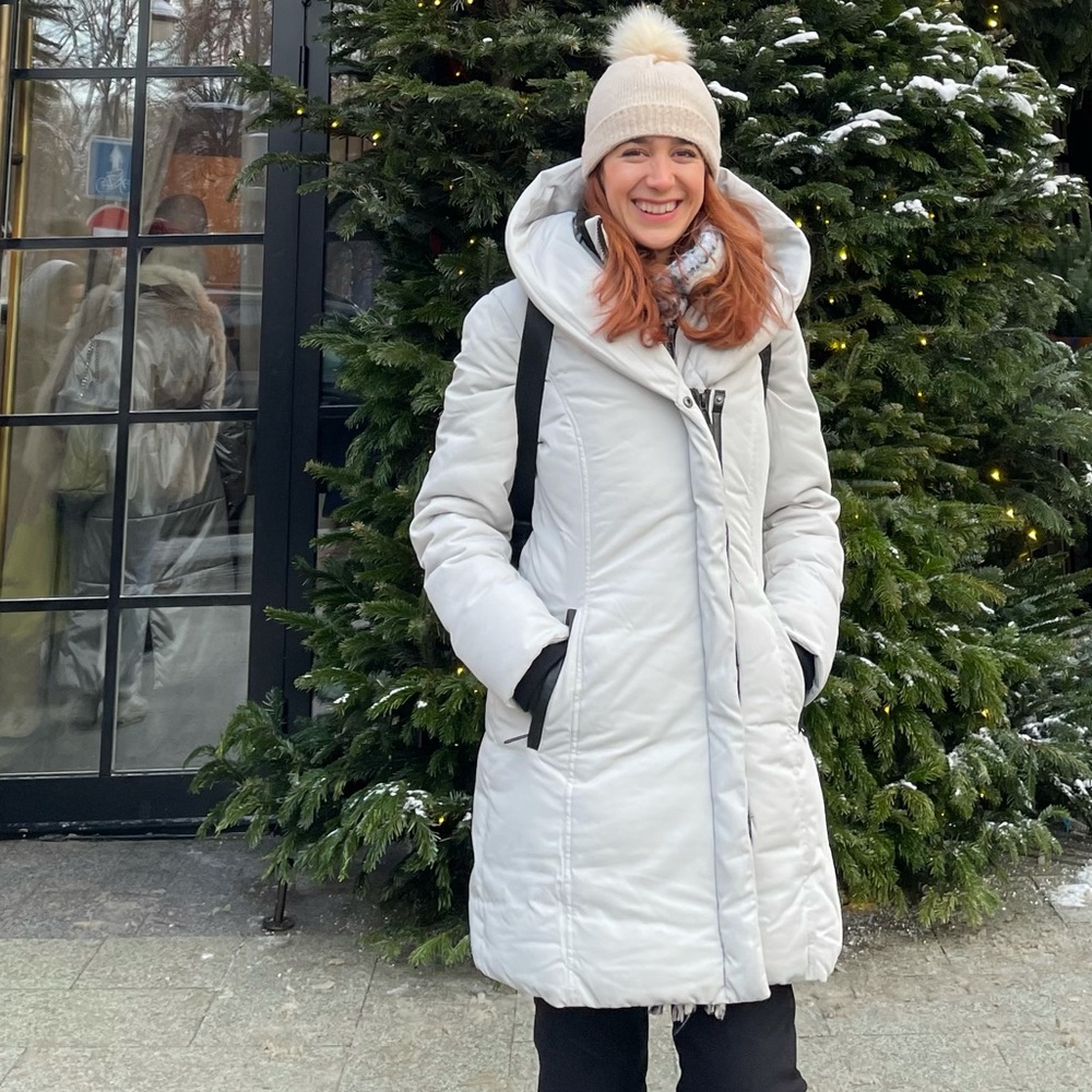 Noize Vegan Canadian parka puffer off-white